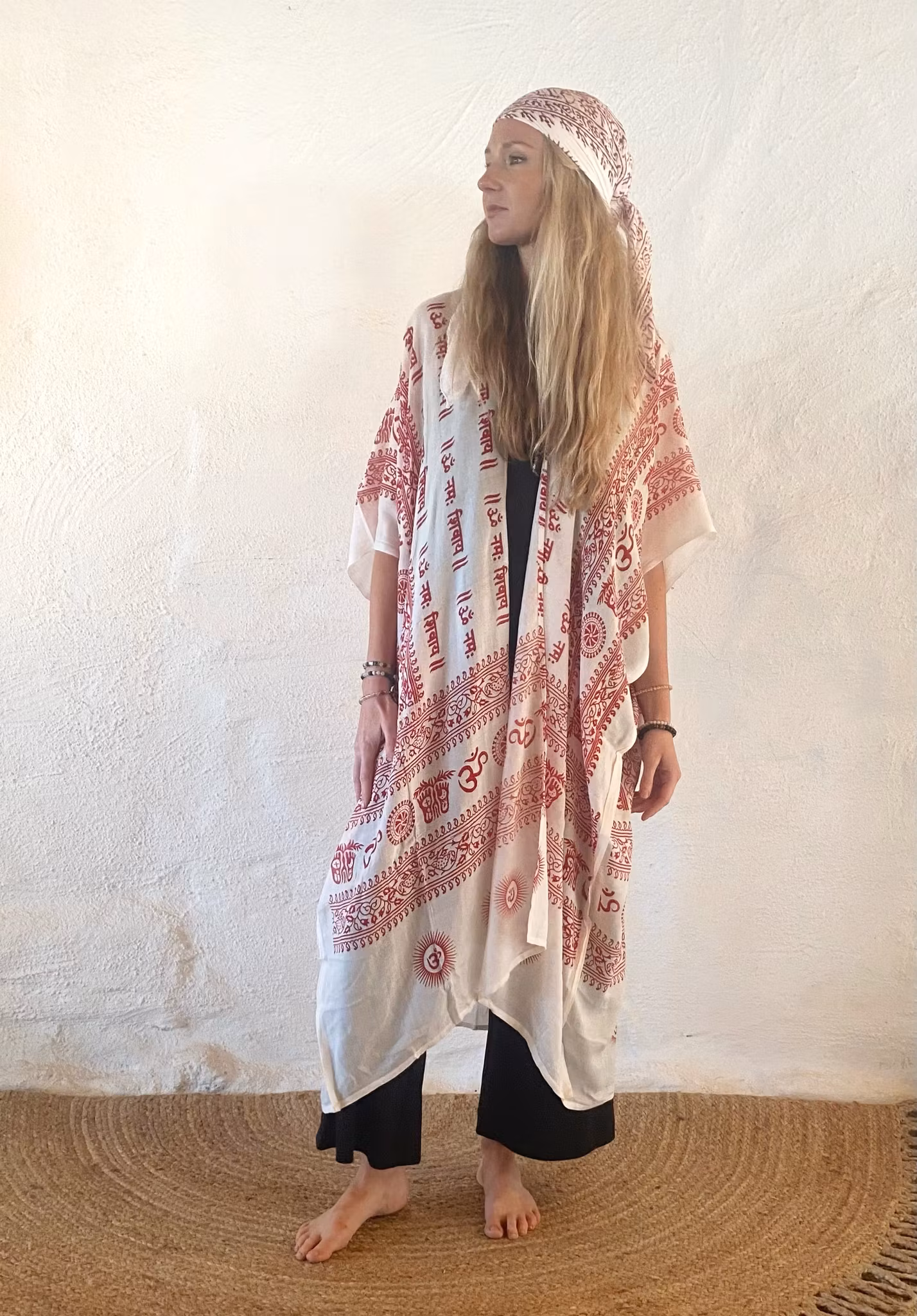 Kaftan vit