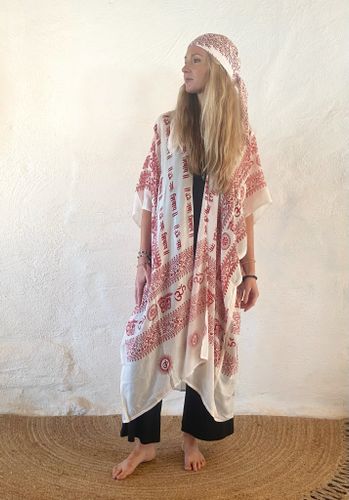 Kaftan vit