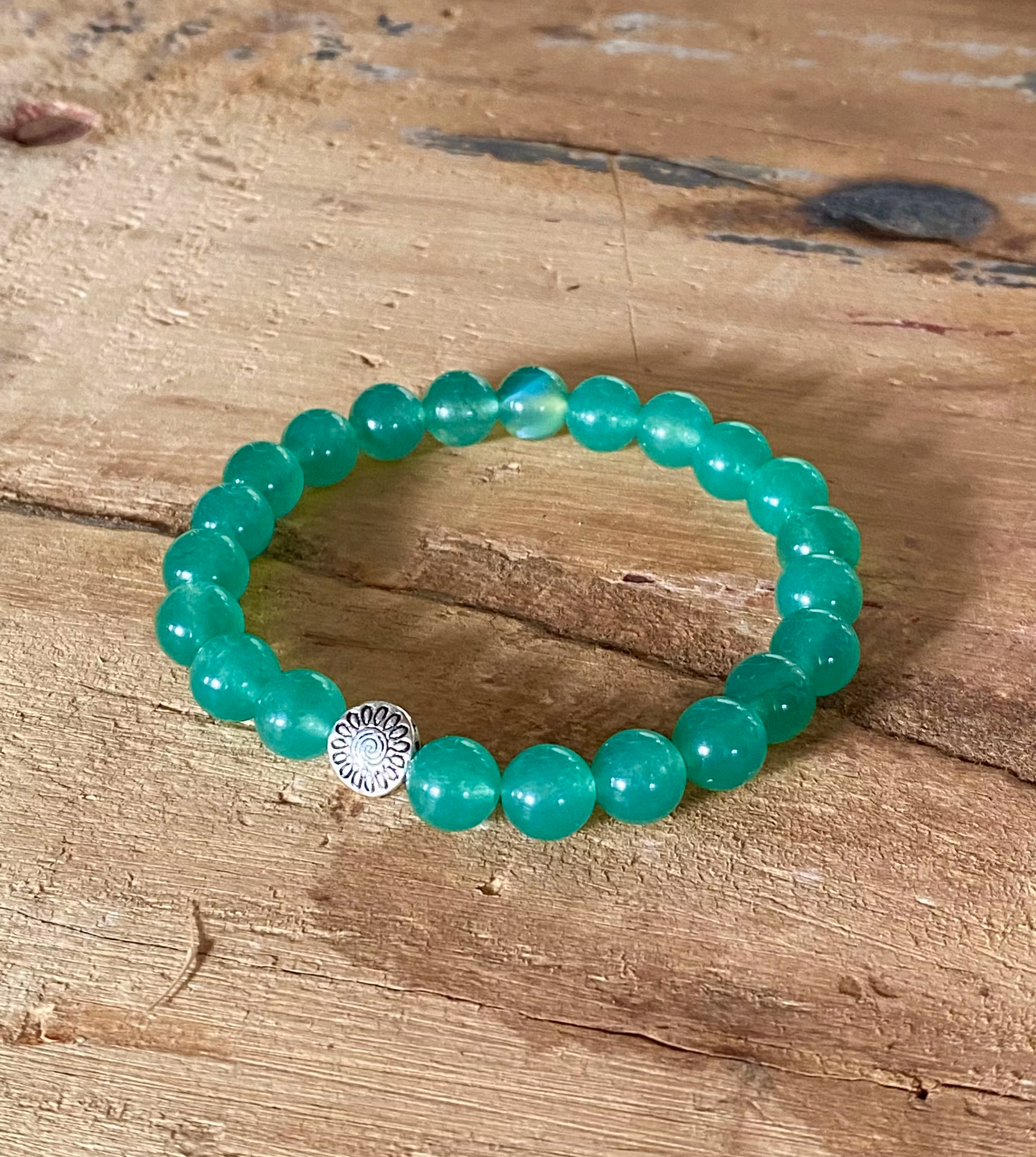 Armband grön aventurin