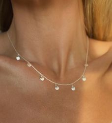 Halsband "små snäckor" i silver 925