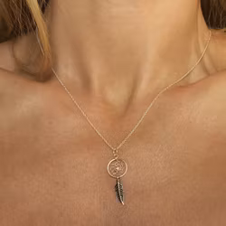Halsband "drömfångare" i silver 925