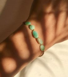 Armband med amazonit