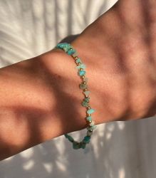 Armband med amazonit