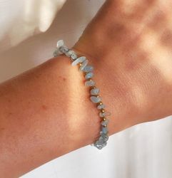 Armband med aqua marine