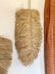 Löv i raffia deco 55cm