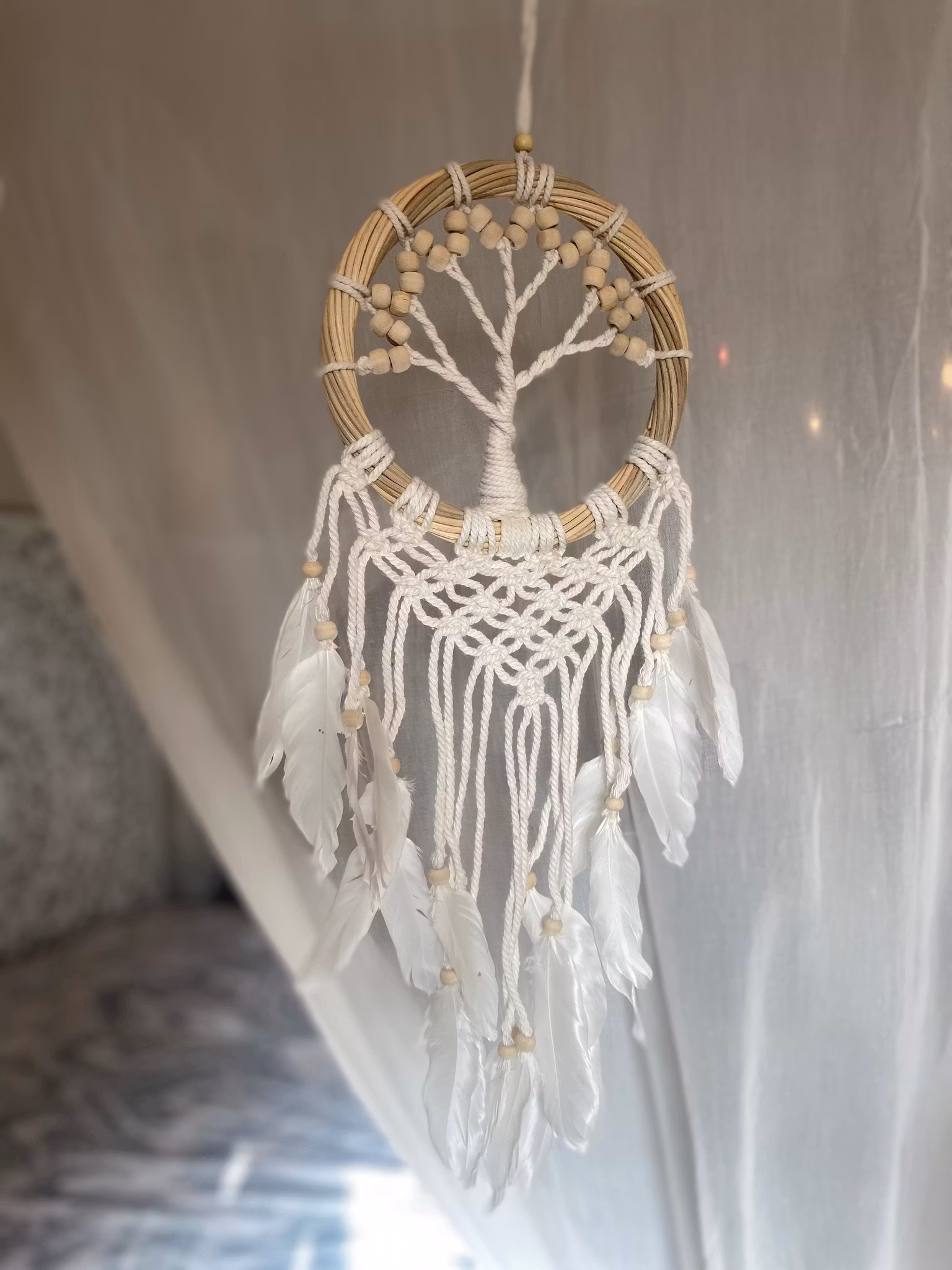 Liten drömfångare / deco med livets träd