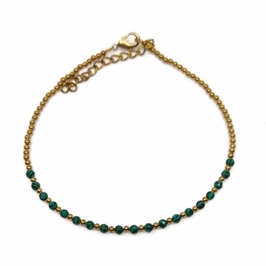 Armband med malakit