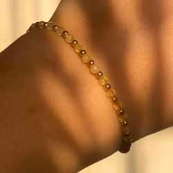 Armband med citrin
