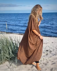 Artsy kaftan brun