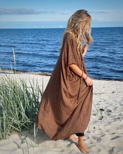 Artsy kaftan brun