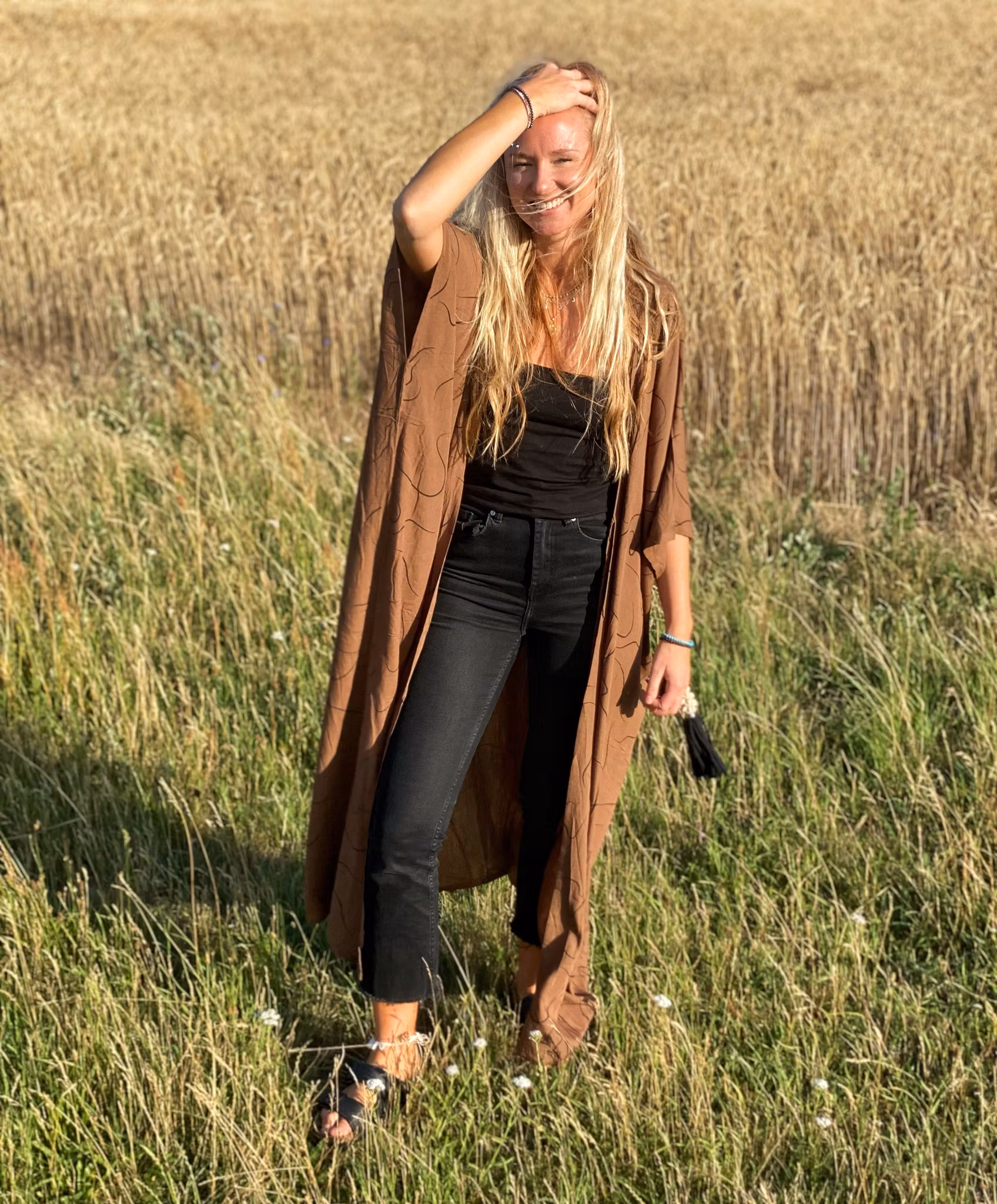 Artsy kaftan brun