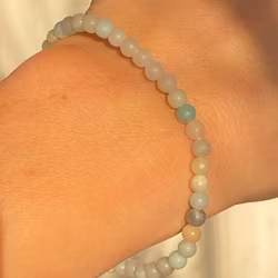 Armband amazonit 4mm pärlor