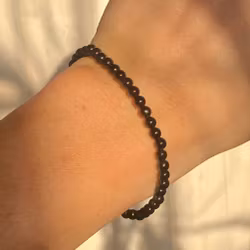 Armband onyx 4mm pärlor