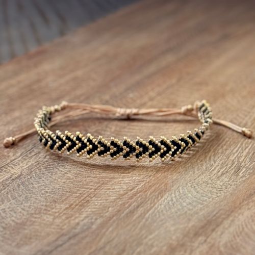 Armband phyton svart