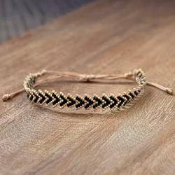 Armband phyton svart