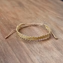 Armband phyton guld
