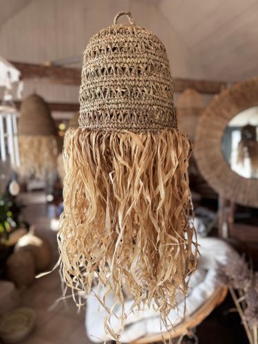 Lampskärm raffia S