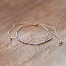 Armband guld/grå