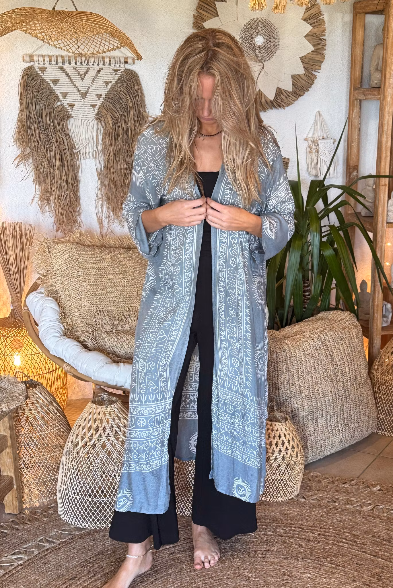 Kaftan grå
