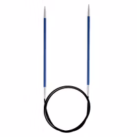 KnitPro Zing rundsticka 80cm / 5mm