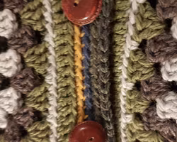 Unik jacka mormorsrutor