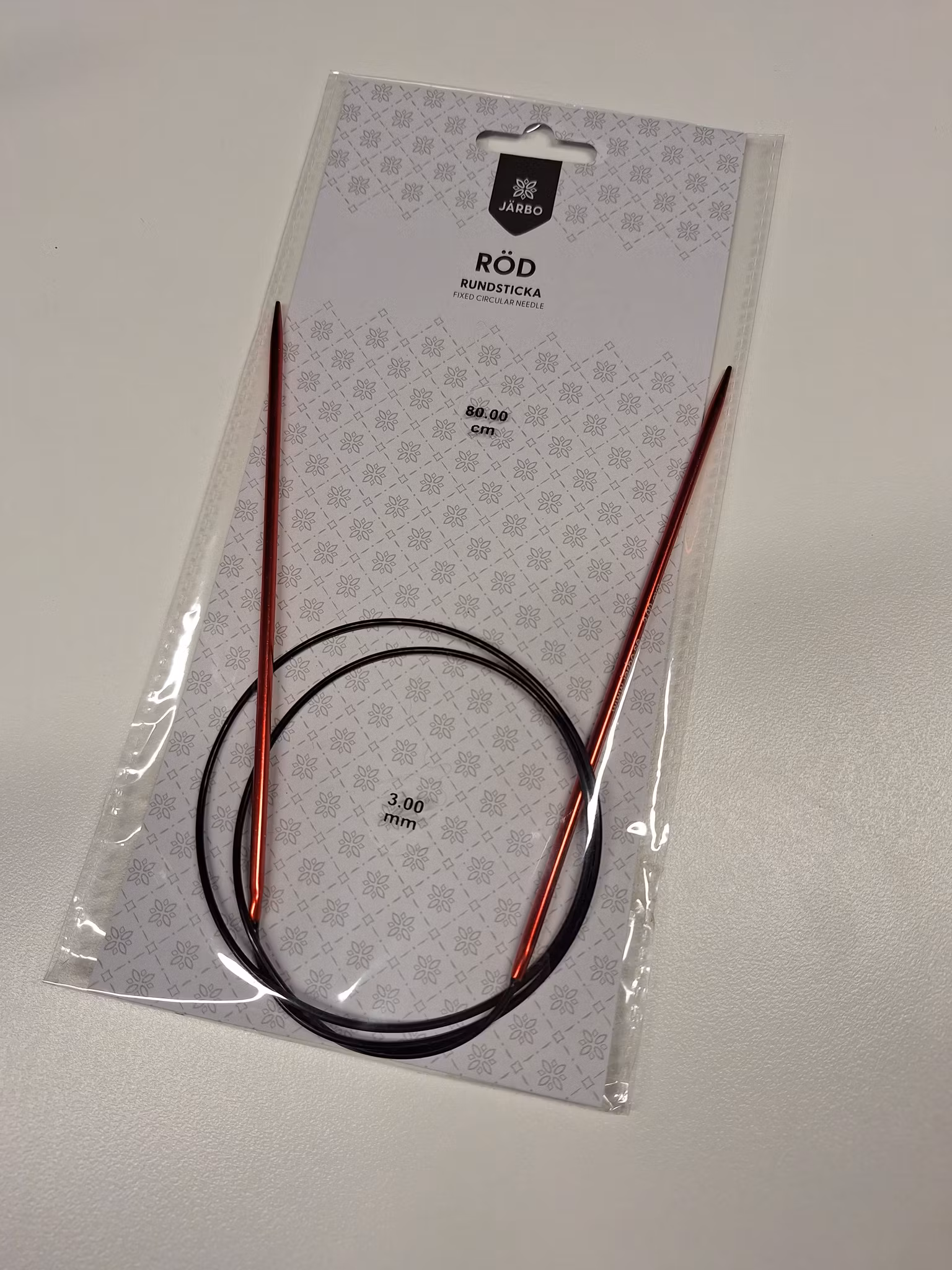 Rundsticka Järbo Röd 3mm 80cm
