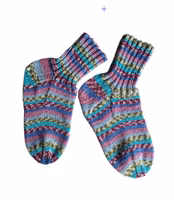 Klassiska handstickade ullsockor stl. 38-39