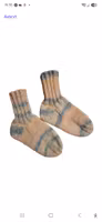Klassiska handstickade ullsockor stl. 25-27