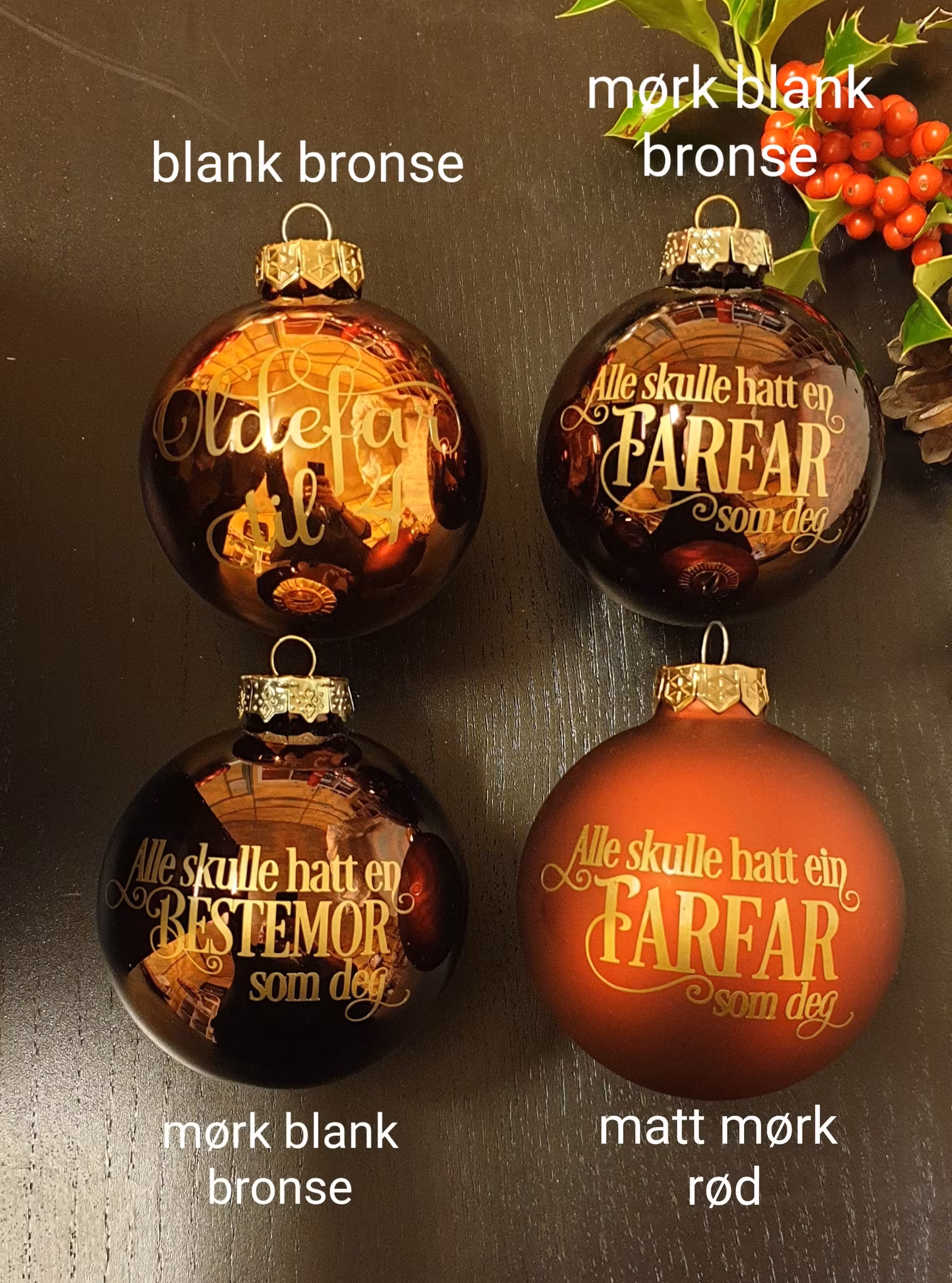 Julekuler til Oldemor/Oldefar