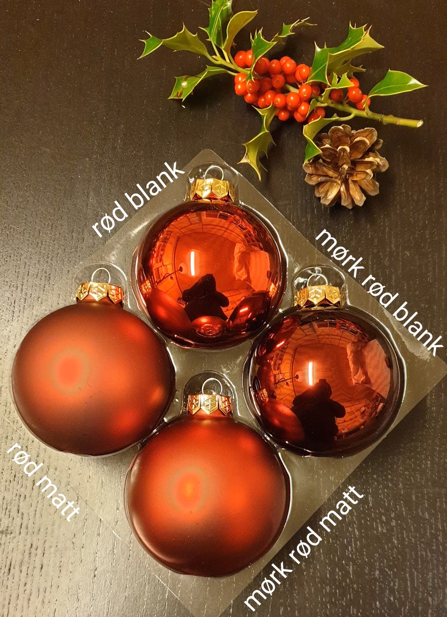 Julekule med mormor design