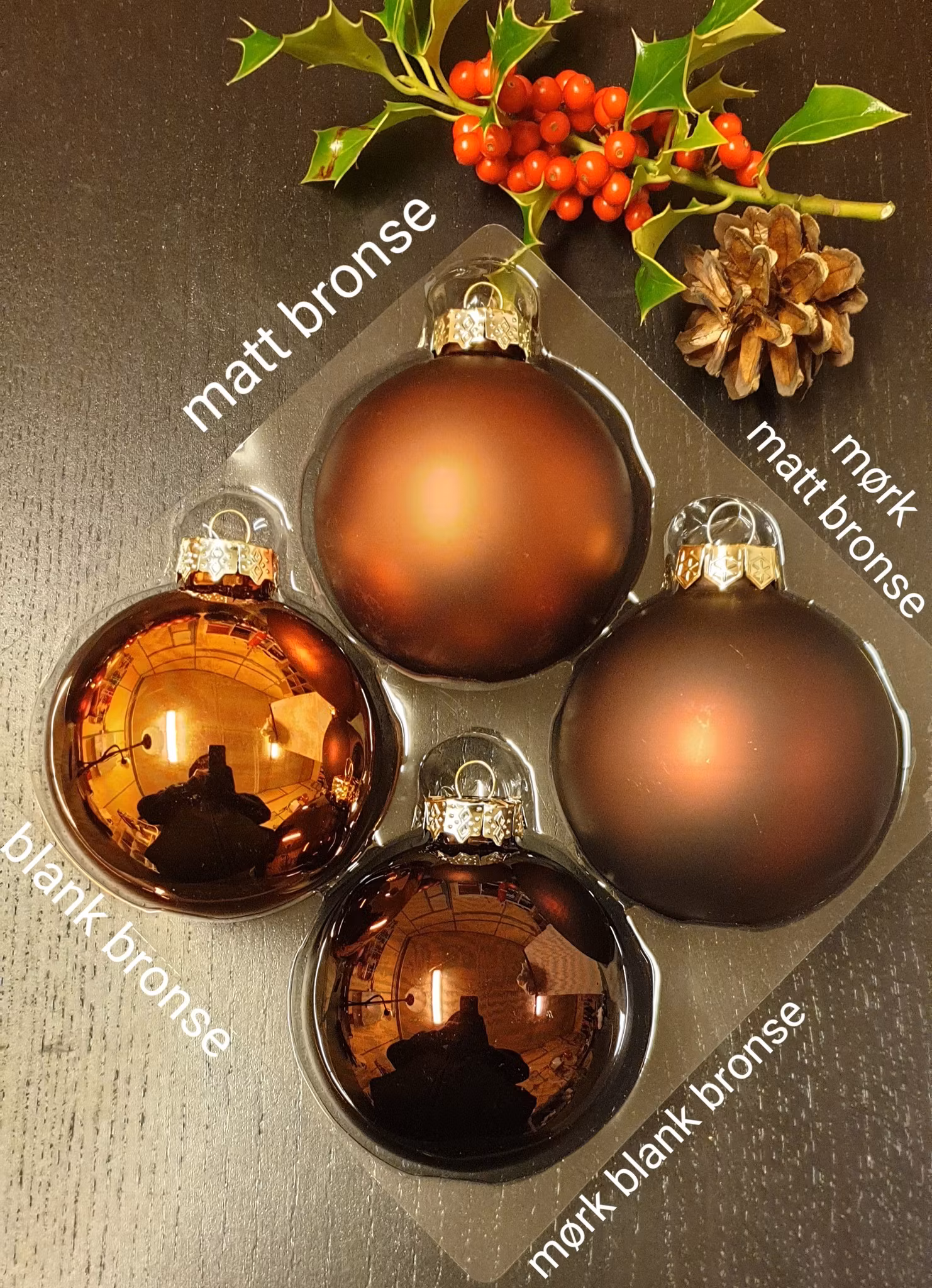 Julekule med farmor design