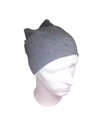 Mössa unisex - grå bling