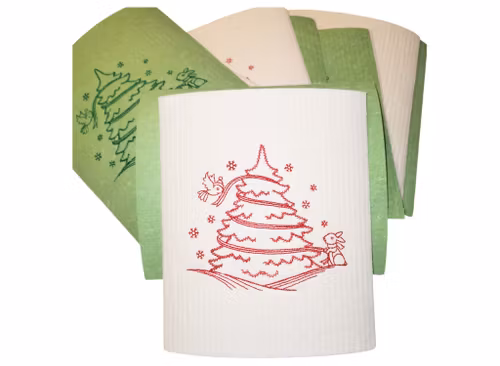 Disktrasa med julmotiv