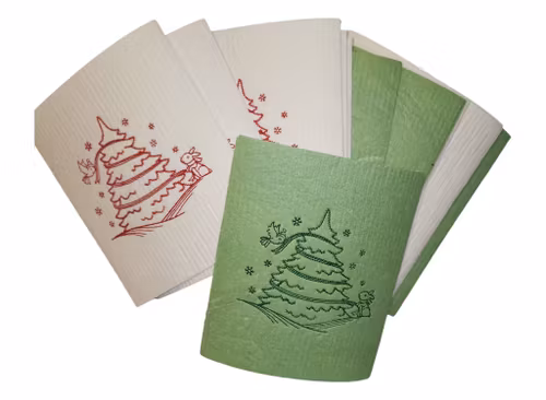 Disktrasa med julmotiv