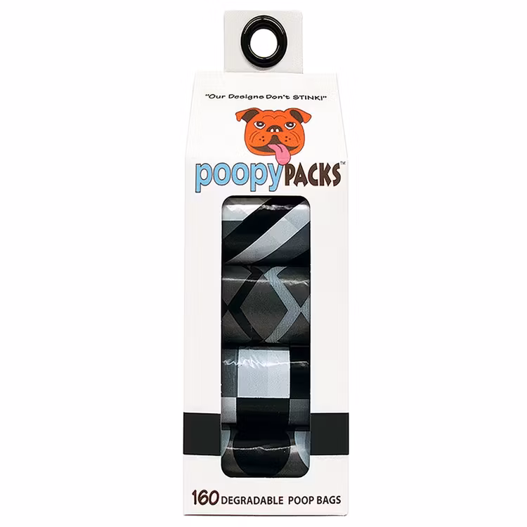 Metro Paws Bajspåsar 8 pack Svart