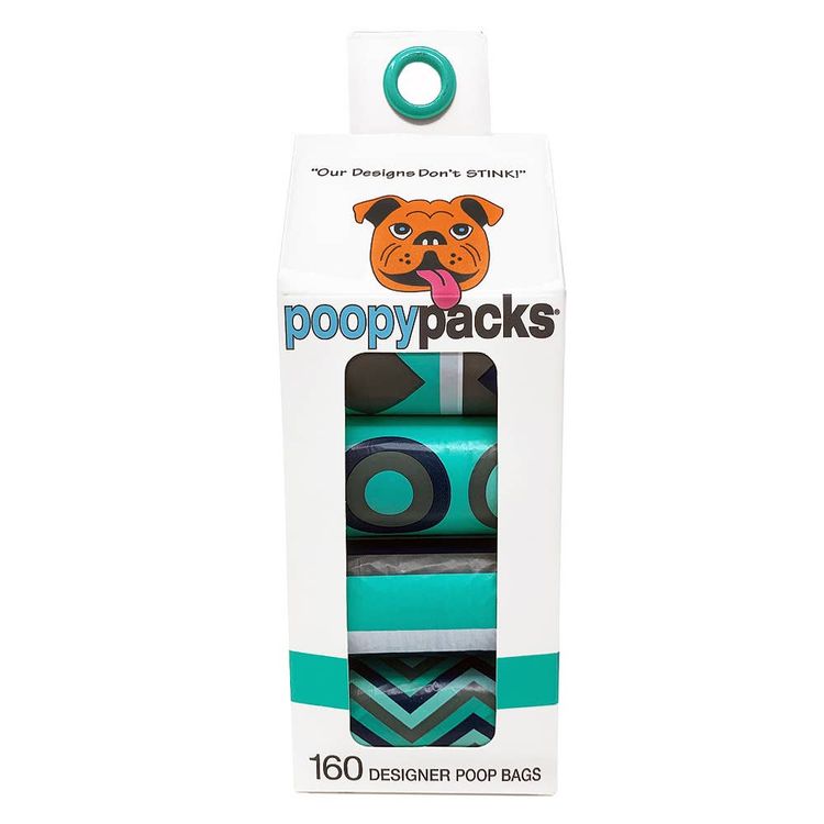 Metro Paws Bajspåsar 8 pack Turkos