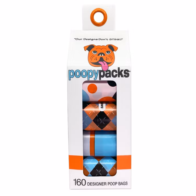 Metro Paws Bajspåsar 8 pack Orange