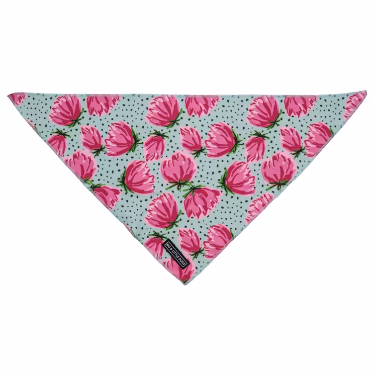 Big and Little Dogs Hundscarf "My pretty peony"