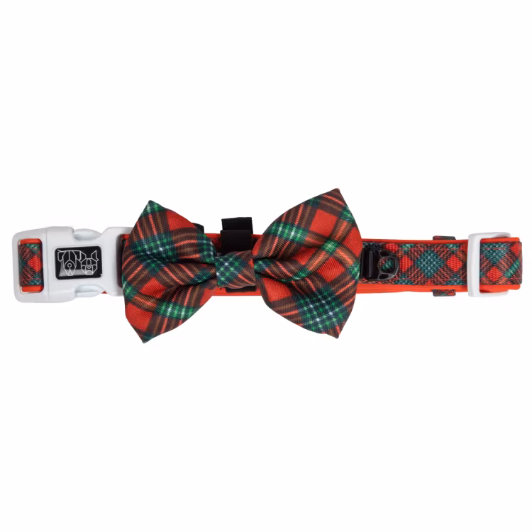 Big & Little Dogs Halsband med fluga Happy Holidays