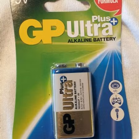 Batteri GP Ultra Plus 9V 1/fp