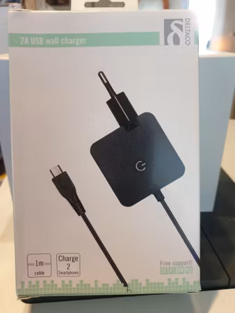USB Väggladdare 2 amper