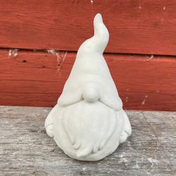 Liten tjock tomte i betong