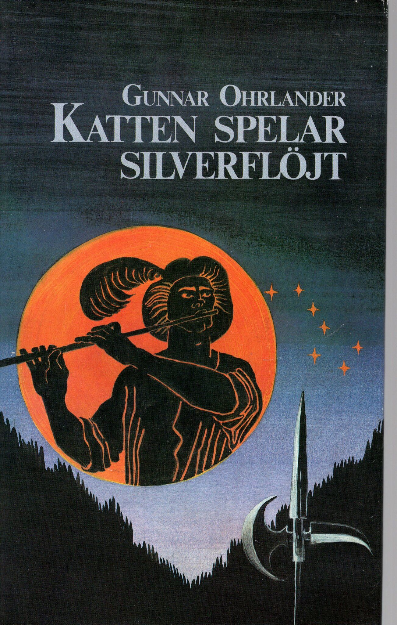 Katten spelar silverflöjt av Gunnar Ohrlander
