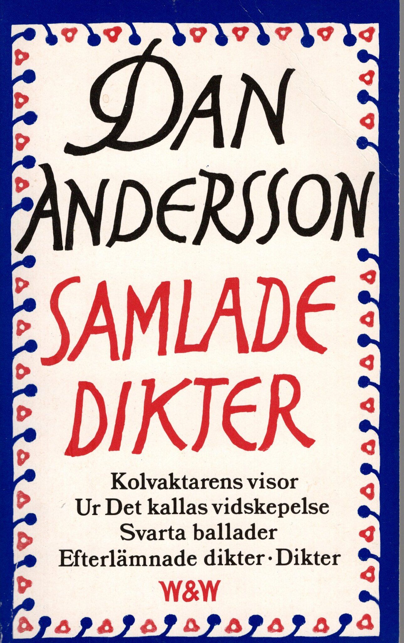 Samlade dikter av Dan Andersson