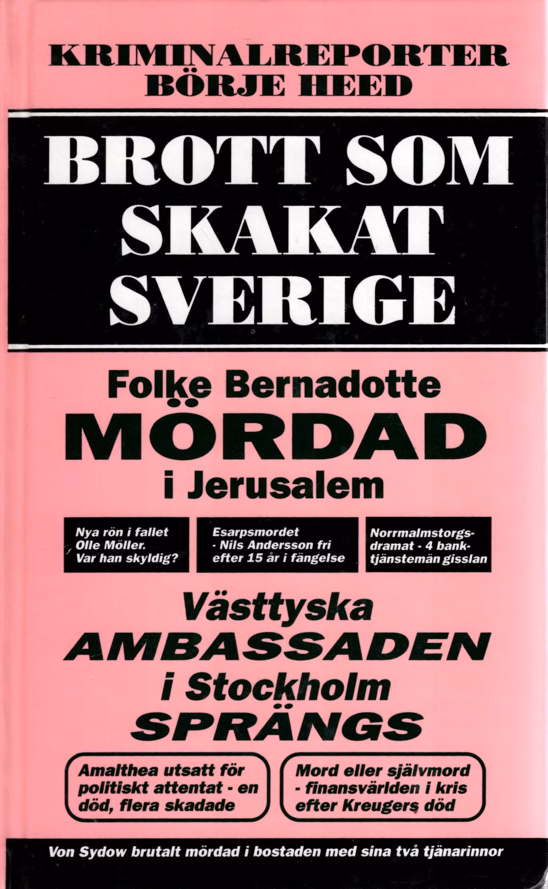 Brott som skakat Sverige av Börje Heed