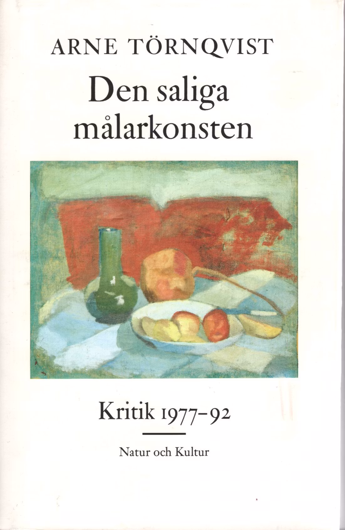 Den saliga målarkonsten. Kritik 1977-92 av Arne Törnqvist
