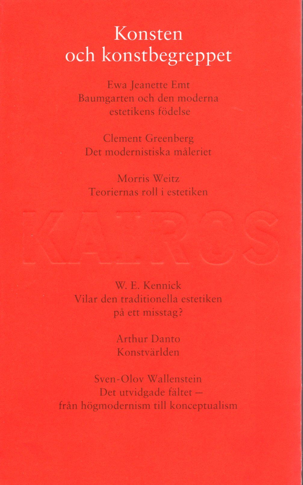 Konsten och konstbegreppet