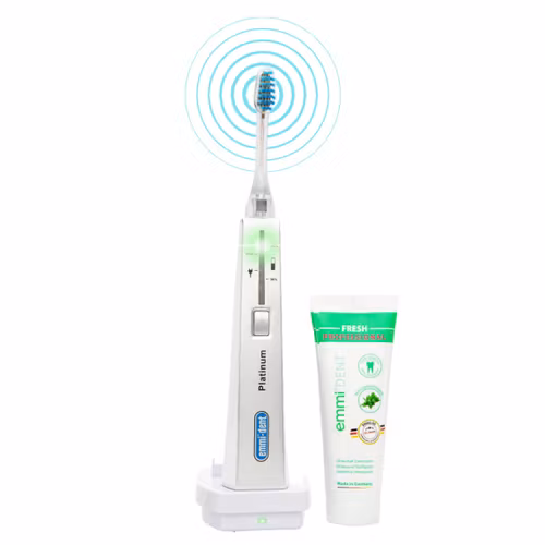 Emmi®-Dent ultraljudstandborste Platinum Nature set, Vit