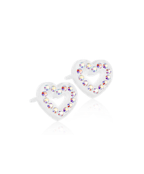 Blomdahl Brilliance Heart Hollow Färg Regnbåge