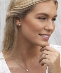 Blomdahl ST Tiffany 7 mm, CZ White